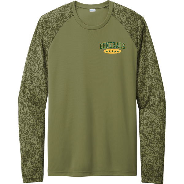 Red Bank Generals Long Sleeve Digi Camo Tee