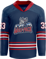 Hartford Jr. Wolfpack Adult Player Hybrid Jersey